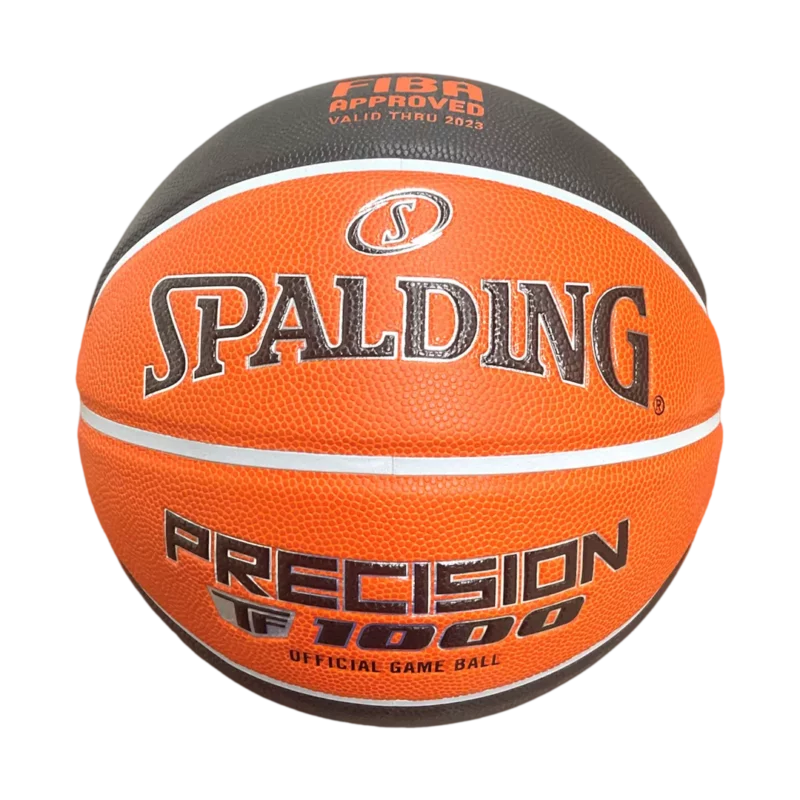 BALON BASKET # 7 SPALDING CUERO PRECISION TF1000