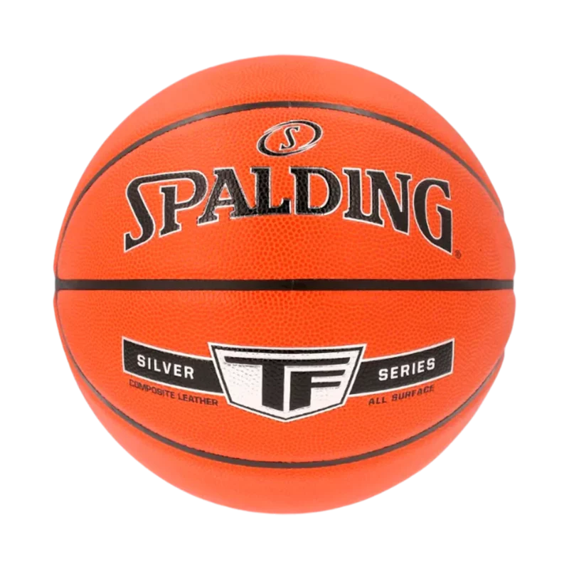 BALON BASKET # 7 SPALDING CUERO TF SILVER SERIES